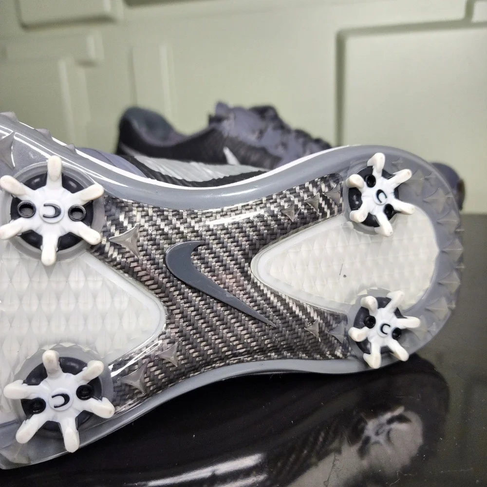 Nike Lunar Control 3 Golf Shoes Womens 7 Gray Spiked Lunarlon No Original Box